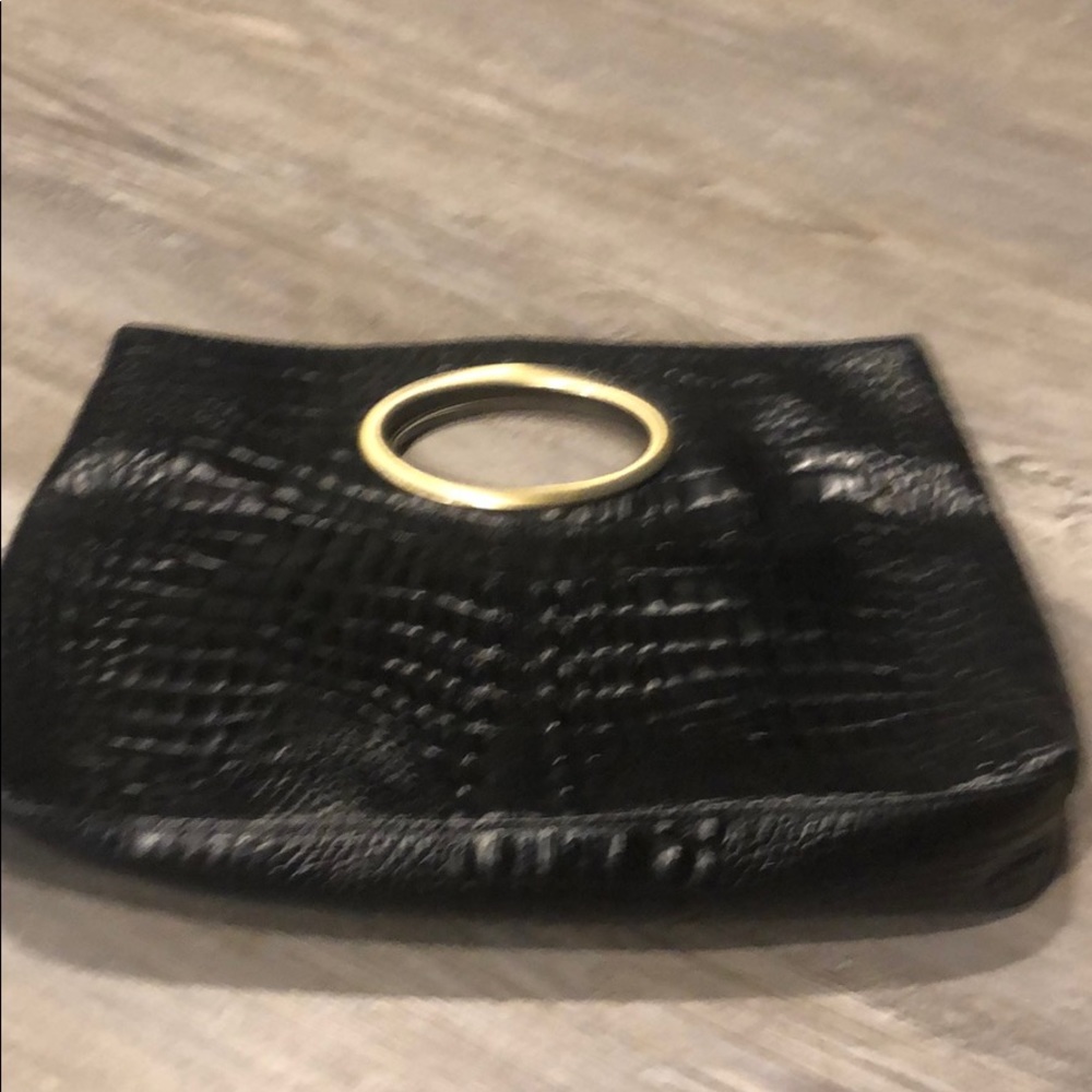 Black clutch purse